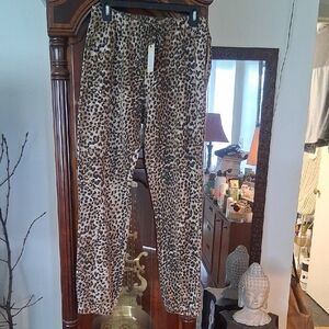 Leopard Print Women's Pants